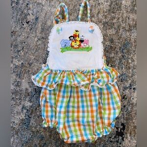 Sugar Dumplin Animal Sunsuit/Bubble